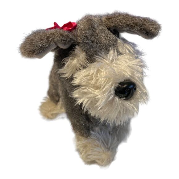 Our Generation Battat Pucci Pup Schnauzer Plush Stuffed Animal 10" Inch - Picture 2 of 4